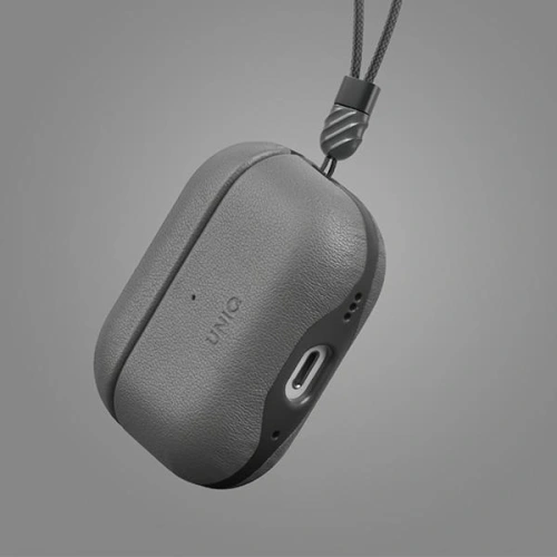 Etui UNIQ Lyden DS do Apple AirPods Pro 2 gen szaro-czarny/charcoal grey-black