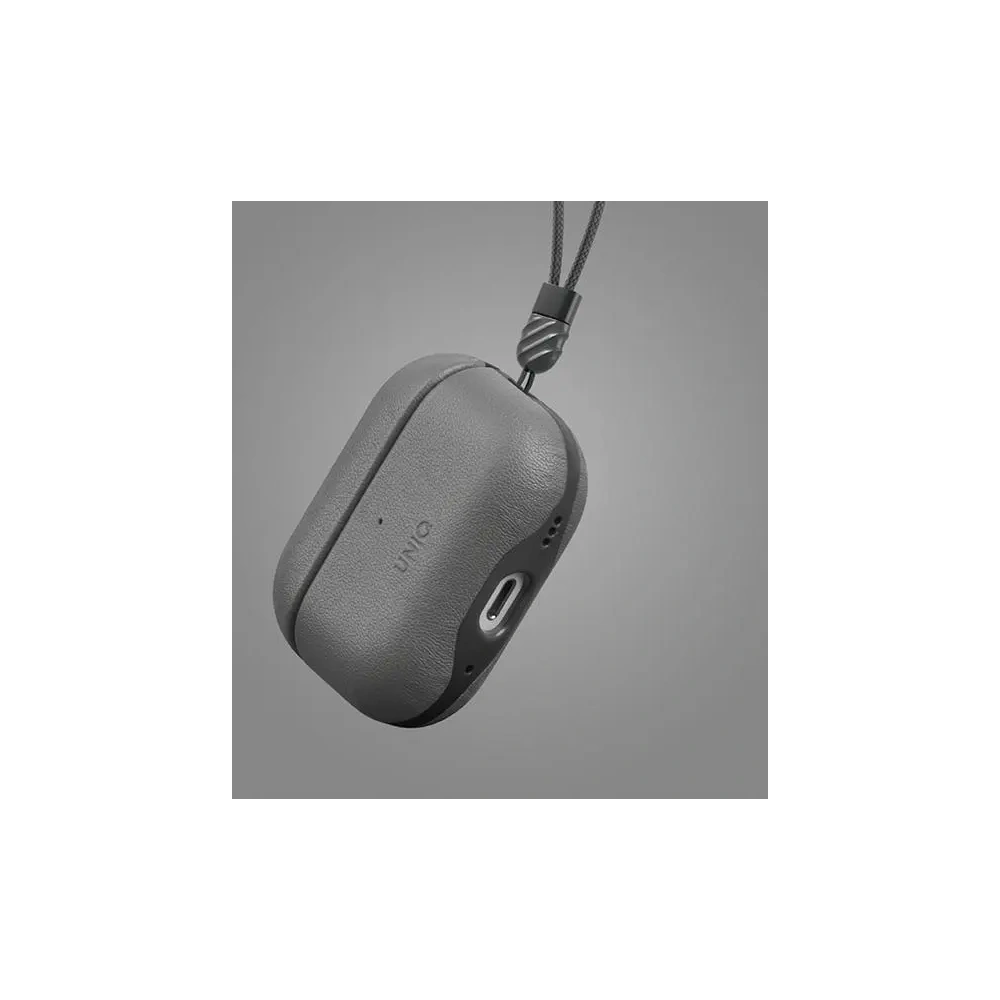 Etui UNIQ Lyden DS do Apple AirPods Pro 2 gen szaro-czarny/charcoal grey-black