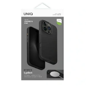 Etui UNIQ Lyden do Apple iPhone 16 Pro Magclick Charging czarny/dallas black