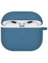 Etui UNIQ Nexo do Apple AirPods 4 + Ear Hooks Silicone niebieski/pacific blue