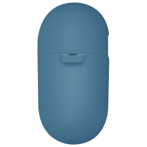 Etui UNIQ Nexo do Apple AirPods 4 + Ear Hooks Silicone niebieski/pacific blue