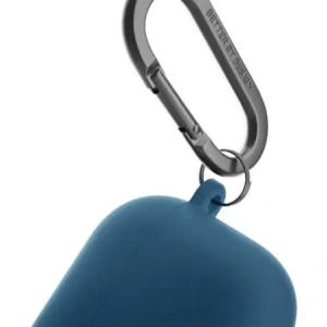 Etui UNIQ Nexo do Apple AirPods 4 + Ear Hooks Silicone niebieski/pacific blue