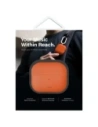 Etui UNIQ Nexo do Apple AirPods 4 + Ear Hooks Silicone pomarańczowy/volt orange