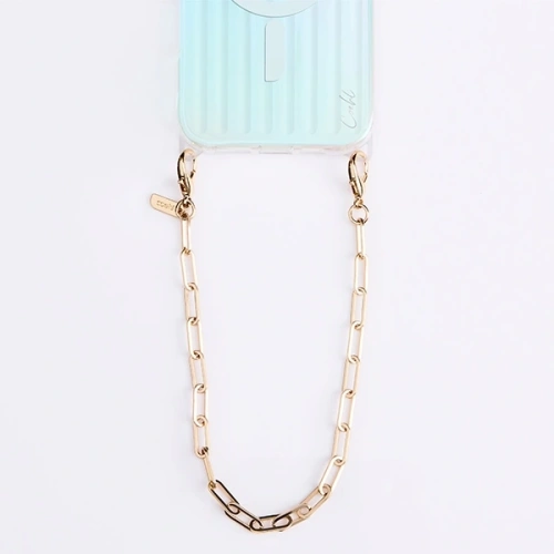 Uniwersalny sznurek do telefonu na rękę UNIQ Coehl GoldiLocks Handstrap złoty