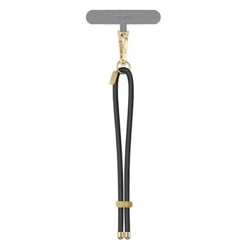 Uniwersalny sznurek do telefonu na rękę UNIQ Coehl Laurel Handstrap czarny