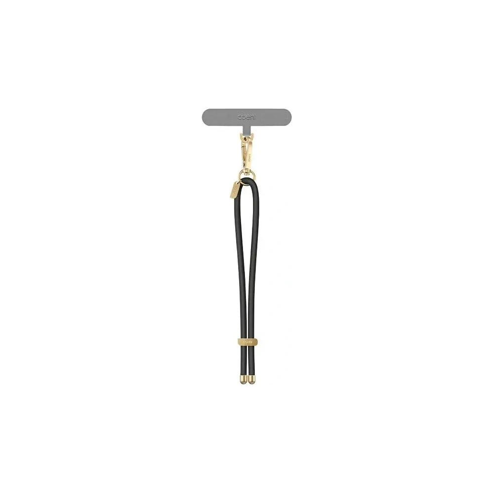 Uniwersalny sznurek do telefonu na rękę UNIQ Coehl Laurel Handstrap czarny
