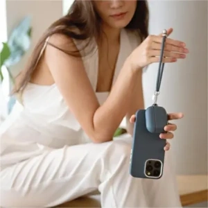 Uniwersalny sznurek do telefonu na rękę UNIQ Coehl Laurel Handstrap czarny