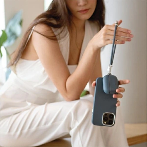 Uniwersalny sznurek do telefonu na rękę UNIQ Coehl Laurel Handstrap kremowy