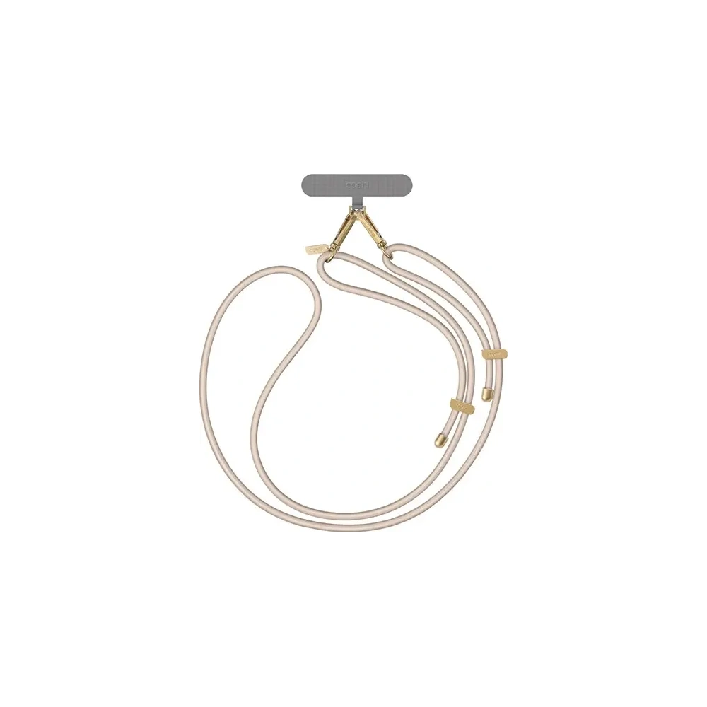 Uniwersalna smycz do telefonu UNIQ Coehl Laurel beżowy