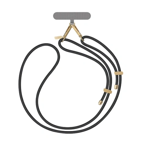 Uniwersalna smycz do telefonu UNIQ Coehl Laurel czarny