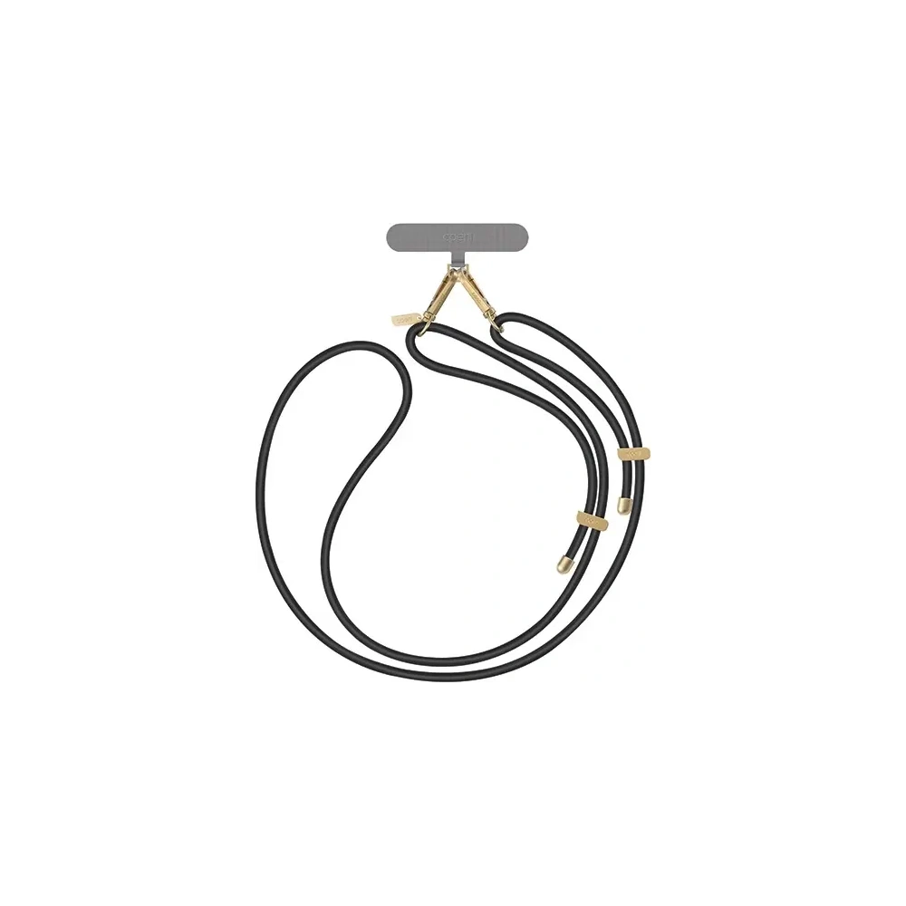 Uniwersalna smycz do telefonu UNIQ Coehl Laurel czarny