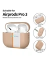 Etui Tech-Protect Silicone do Apple AirPods Pro 3 Caffe Latte