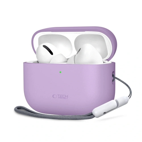 Etui Tech-Protect Silicone do Apple AirPods Pro 3 Lavender