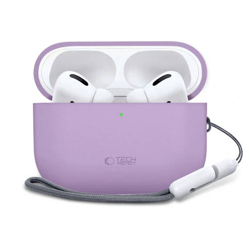 Etui Tech-Protect Silicone do Apple AirPods Pro 3 Lavender
