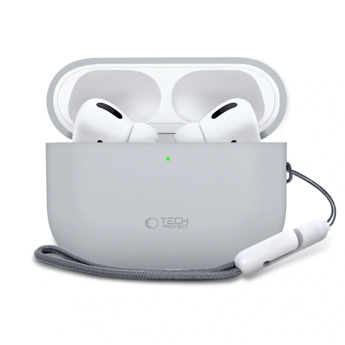Etui Tech-Protect Silicone do Apple AirPods Pro 3 Crayon Grey