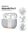 Etui Tech-Protect Silicone do Apple AirPods Pro 3 Crayon Grey