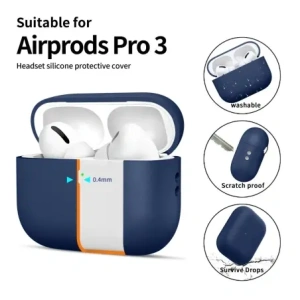 Etui Tech-Protect Silicone do Apple AirPods Pro 3 Navy Blue