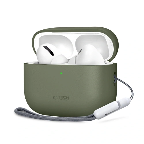 Etui Tech-Protect Silicone do Apple AirPods Pro 3 Olive Green