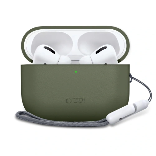 Etui Tech-Protect Silicone do Apple AirPods Pro 3 Olive Green