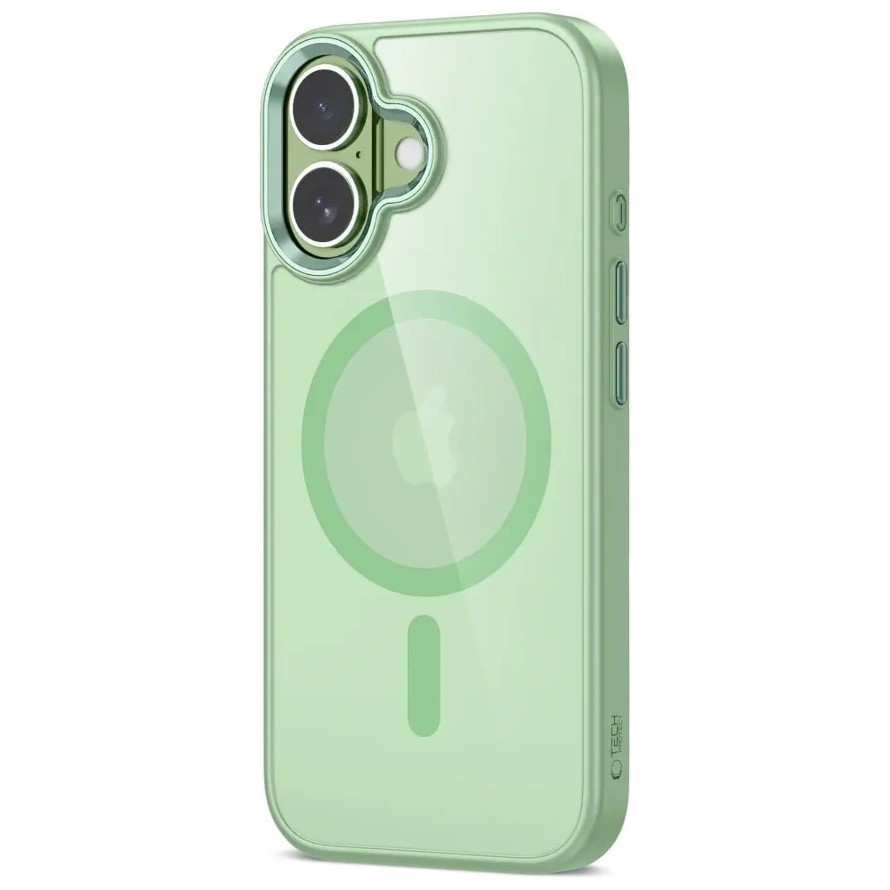 Etui Tech-Protect MagMat MagSafe do Apple iPhone 17 Sage/clear