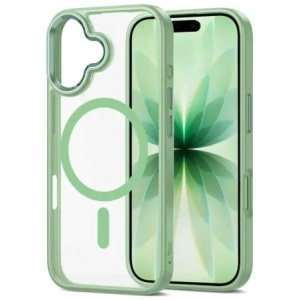 Etui Tech-Protect MagMat MagSafe do Apple iPhone 17 Sage/clear