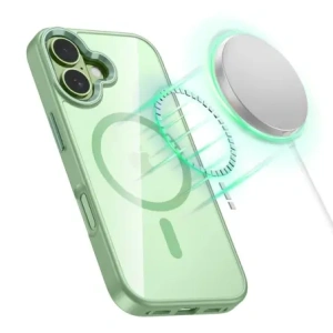Etui Tech-Protect MagMat MagSafe do Apple iPhone 17 Sage/clear