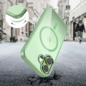 Etui Tech-Protect MagMat MagSafe do Apple iPhone 17 Sage/clear