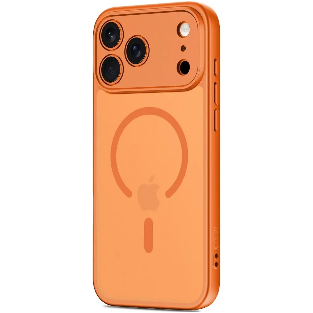 Etui Tech-Protect Basicmag MagSafe do Apple iPhone 17 Pro Max Matte Cosmic Orange