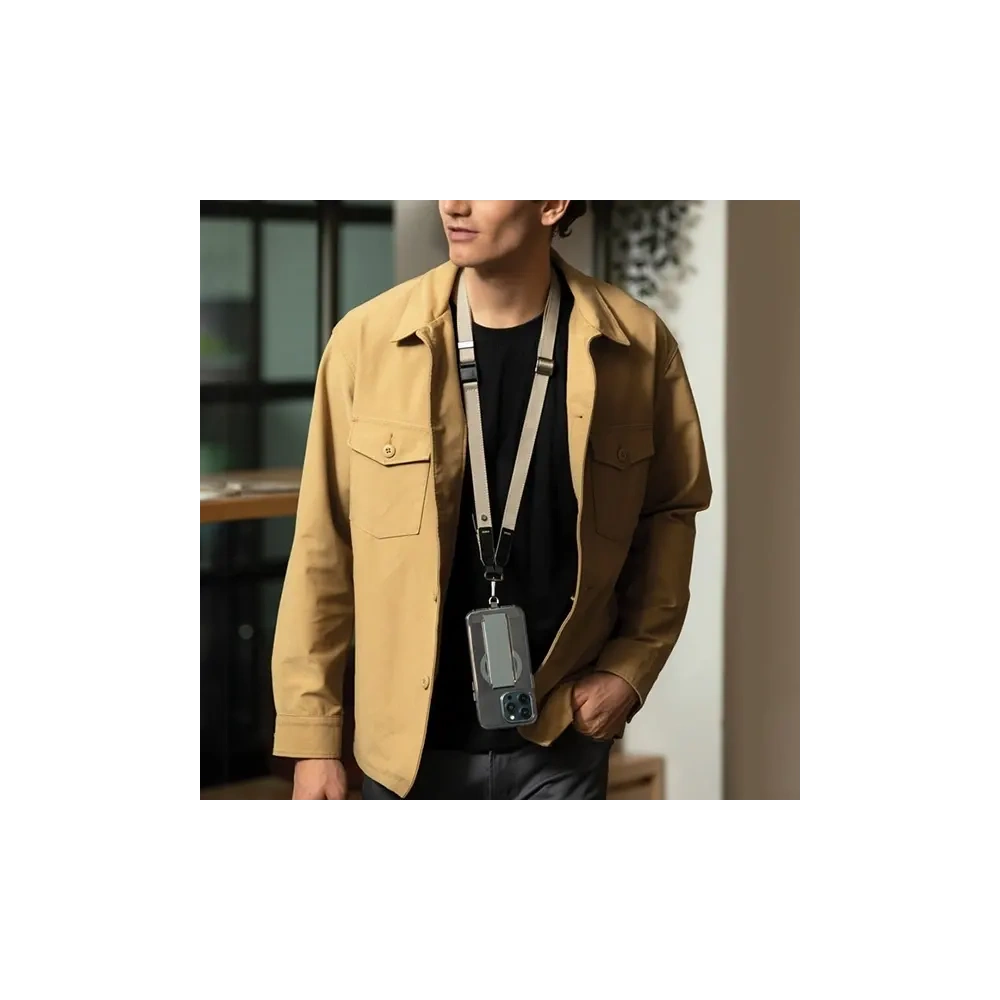 Uniwersalna smycz do telefonu 2w1 UNIQ Vista granatowy