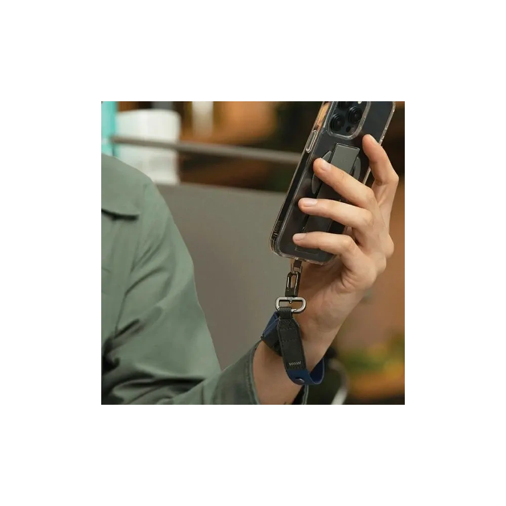 Uniwersalna smycz do telefonu 2w1 UNIQ Vista granatowy
