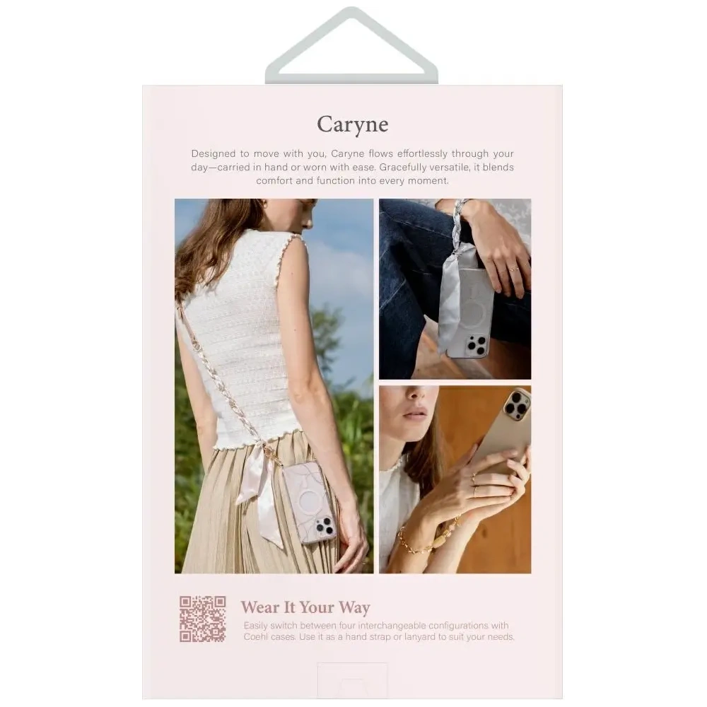 Uniwersalna smycz do telefonu 2w1 UNIQ Coehl Caryne dusty nude