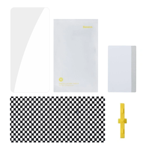 Baseus 2x folia ochronna na cały ekran 0,15 mm do Xiaomi Redmi K40/K40 Pro Transparent (SGMIK40-02)