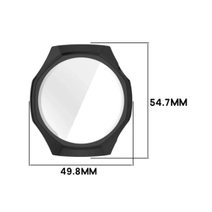 Etui z osłoną ekranu Bizon Case Watch Felipe do Huawei Watch GT6 Pro 46mm czarne