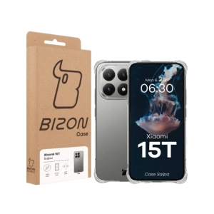 Elastyczne etui Bizon Case Salpa do Xiaomi 15T przezroczyste