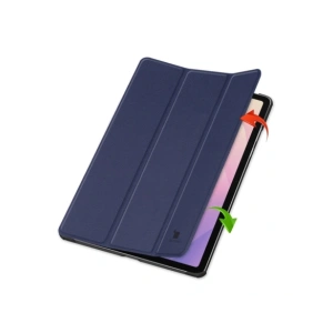 Etui z klapką Bizon Case Tab Croc do Samsung Galaxy Tab S11 Ultra granatowe