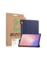 Etui z klapką Bizon Case Tab Croc do Samsung Galaxy Tab S11 Ultra granatowe