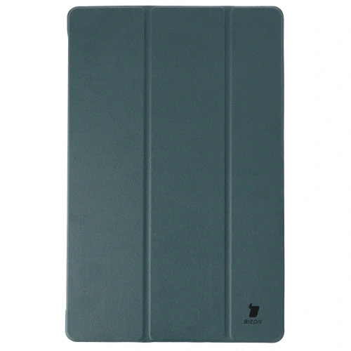 Etui z klapką Bizon Case Tab Croc do Samsung Galaxy Tab S11 Ultra ciemnozielone