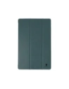 Etui z klapką Bizon Case Tab Croc do Samsung Galaxy Tab S11 Ultra ciemnozielone