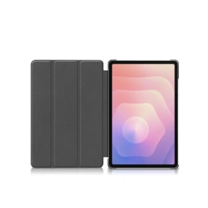 Etui z klapką Bizon Case Tab Croc do Samsung Galaxy Tab S11 Ultra ciemnozielone