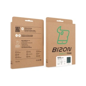 Etui z klapką Bizon Case Tab Croc do Samsung Galaxy Tab S11 Ultra ciemnozielone