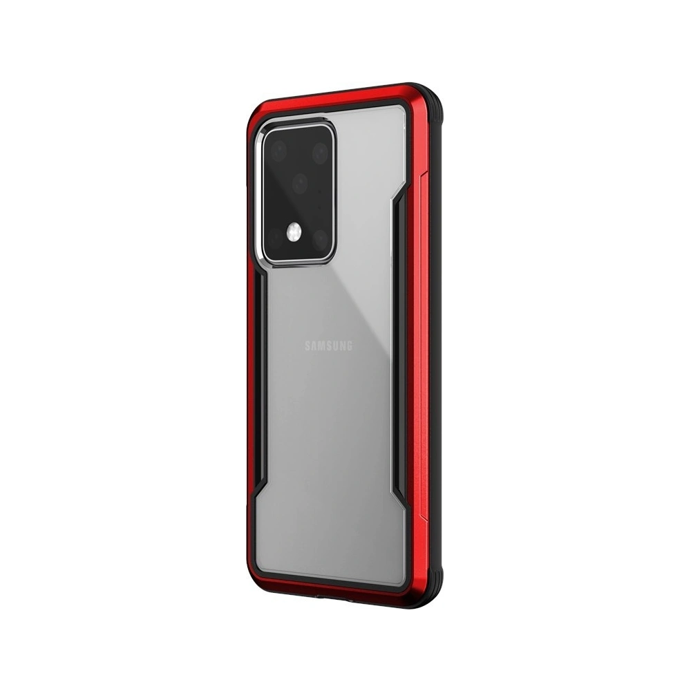 Hurtownia GSM - Hliníkové pouzdro X-Doria Defense Shield Samsung Galaxy S20 Ultra (Test pádu 3m) (Červená) - XDR063RED - {ean13} - Hurt