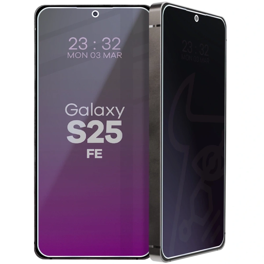 Prywatyzujące szkło hybrydowe Bizon Glass Mule Shadow do Samsung Galaxy S25 FE matowe