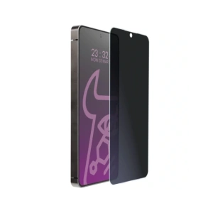 Prywatyzujące szkło hybrydowe Bizon Glass Mule Shadow do Samsung Galaxy S25 FE matowe