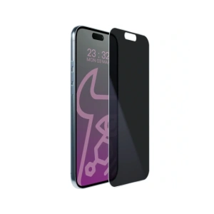 Prywatyzujące szkło hybrydowe Bizon Glass Mule Shadow do Apple iPhone Air matowe