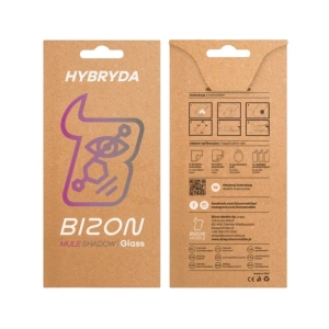 Prywatyzujące szkło hybrydowe Bizon Glass Mule Shadow do Apple iPhone Air matowe