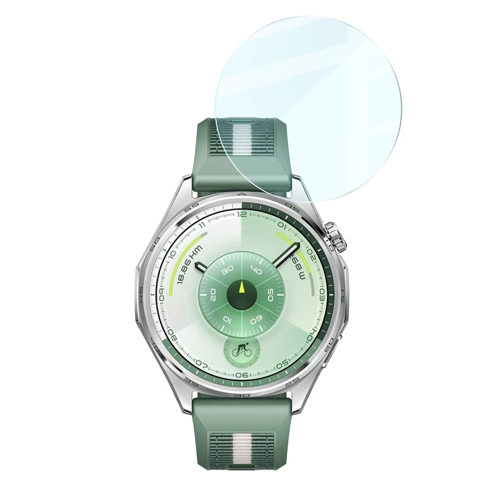 Szkło hartowane na ekran Bizon Glass Watch Clear do Huawei Watch GT6 46mm