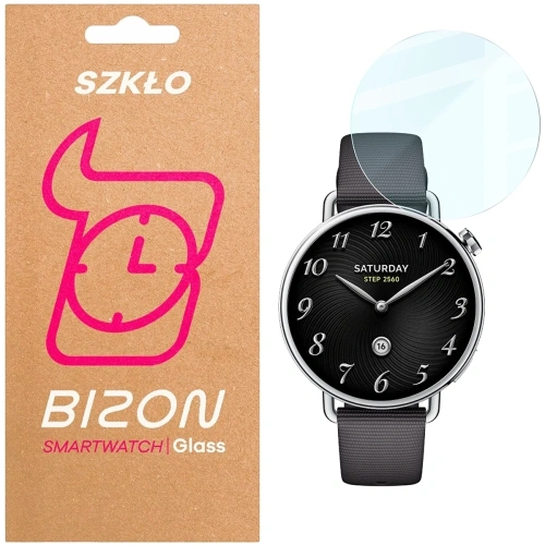 Szkło hartowane na ekran Bizon Glass Watch Clear do Xiaomi Watch S4 41mm