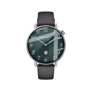 Szkło hybrydowe Bizon Glass Watch Edge Hybrid dla Xiaomi Watch S4 41mm czarne