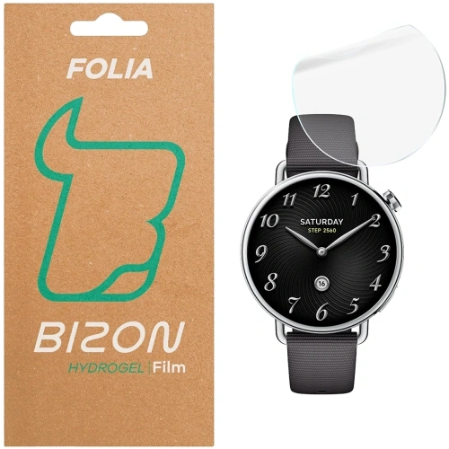 Folia hydrożelowa na ekran Bizon Glass Watch Hydrogel do Xiaomi Watch S4 41mm