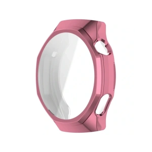 Etui z osłoną ekranu Bizon Case Watch Felipe do Huawei Watch GT6 Pro 46mm różowe